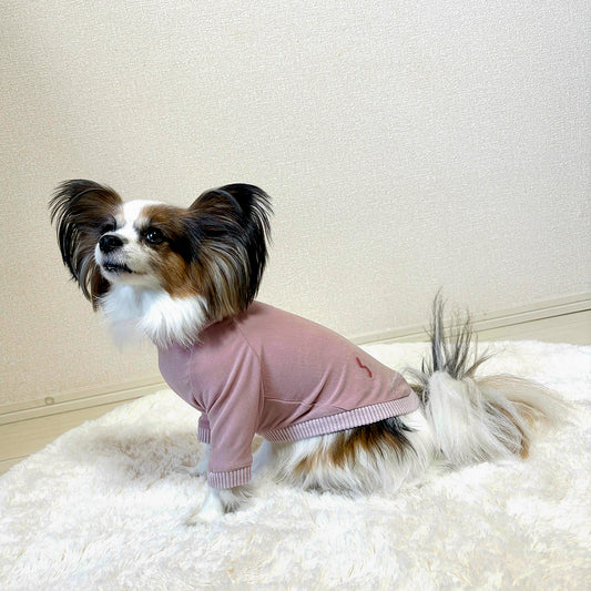 ラグジュアリーウォーム_ラグランT【吸湿発熱作用】超ストレッチ　静電気防止　日本製　※シーズン11月〜3月