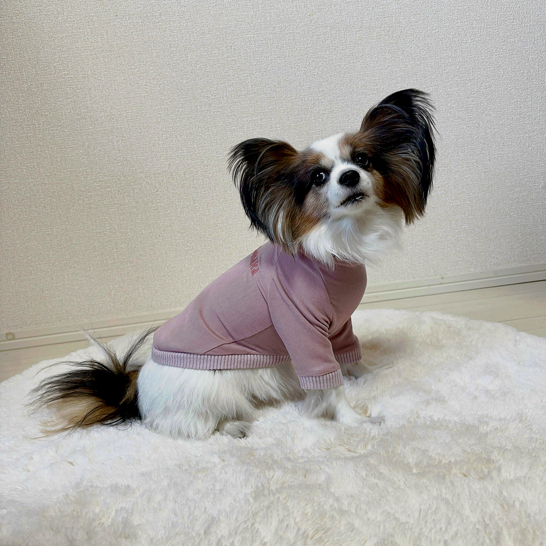 ラグジュアリーウォーム_ラグランT【吸湿発熱作用】超ストレッチ　静電気防止　日本製　※シーズン11月〜3月