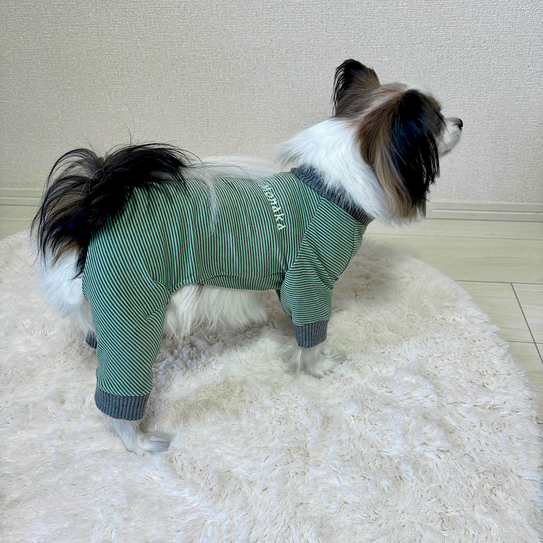 ラグジュアリーウォーム_長袖カバーオール【吸湿発熱作用】超ストレッチ　静電気防止　日本製　※シーズン11月〜3月