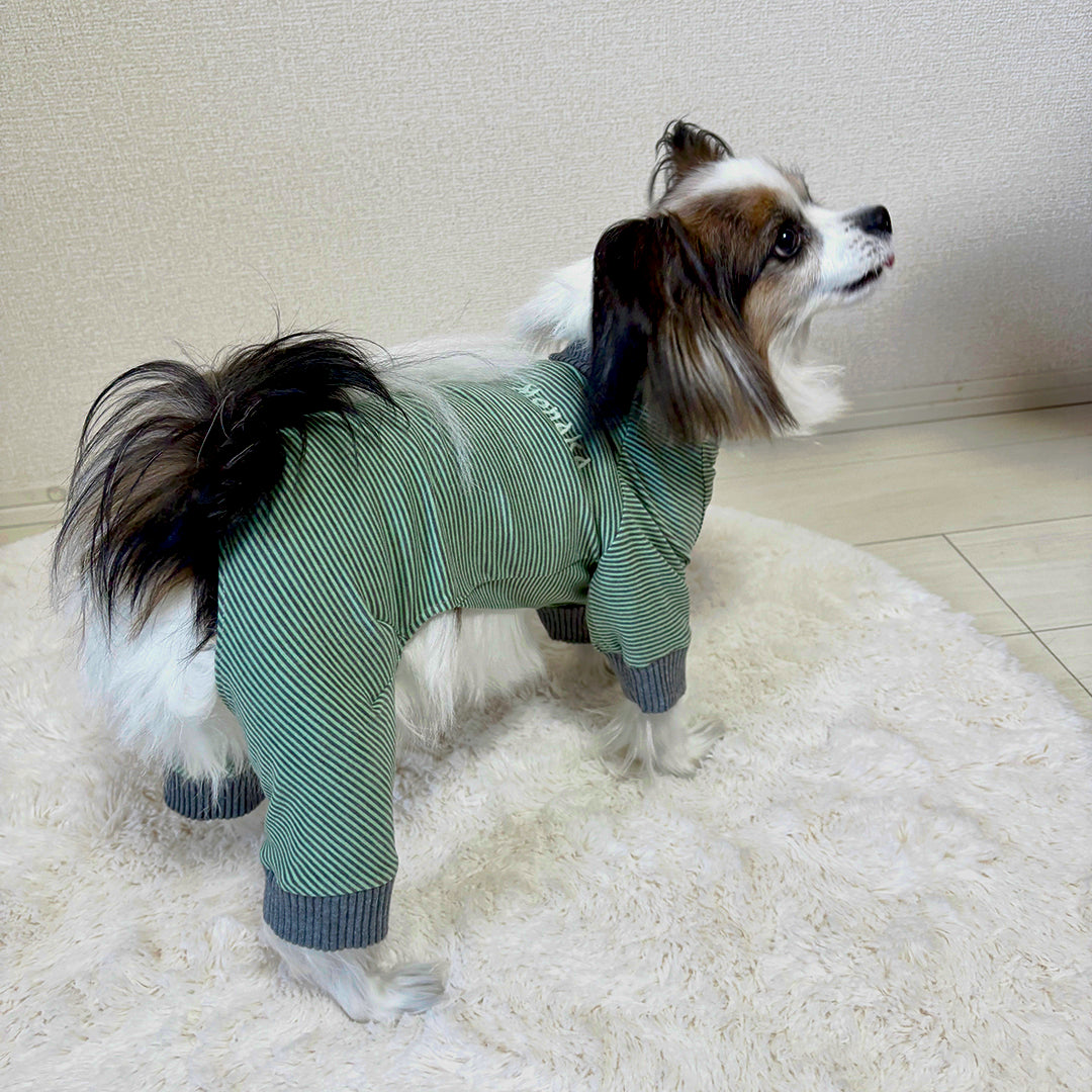 ラグジュアリーウォーム_長袖カバーオール【吸湿発熱作用】超ストレッチ　静電気防止　日本製　※シーズン11月〜3月